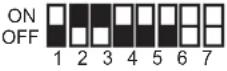 PANASONIC VL-VM301 - Einstellungen für den DIP-Schalter des Distributors - 12