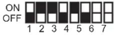 PANASONIC VL-VM301 - Einstellungen für den DIP-Schalter des Distributors - 13
