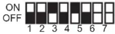 PANASONIC VL-VM301 - Einstellungen für den DIP-Schalter des Distributors - 9