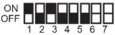 PANASONIC VL-VM301 - Einstellungen für den DIP-Schalter des Distributors - 10