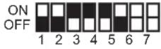 PANASONIC VL-VM301 - Einstellungen für den DIP-Schalter des Distributors - 25
