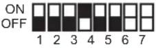 PANASONIC VL-VM301 - Einstellungen für den DIP-Schalter des Distributors - 16