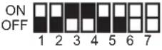 PANASONIC VL-VM301 - Einstellungen für den DIP-Schalter des Distributors - 24