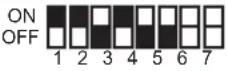 PANASONIC VL-VM301 - Einstellungen für den DIP-Schalter des Distributors - 22