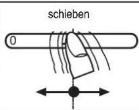 BAUKNECHT EDFX 5471 IN - Sensorfeld antippen oder den aufgesetzten Finger verschieben - 2