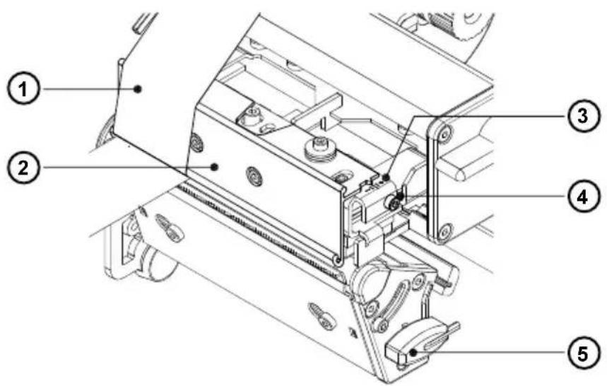 Cab A4 - Einstellung des Transferfolienlaufs - 1