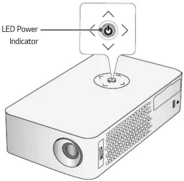 LG CineBeam PH30JG - Projector Status Indicators - 1