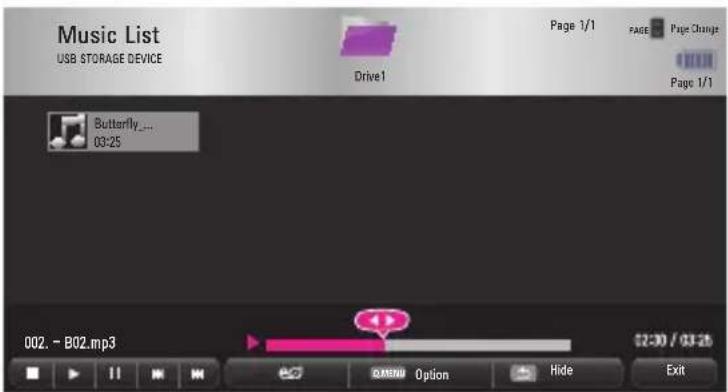 LG CineBeam PH30JG - Control playback by using the following buttons. - 1