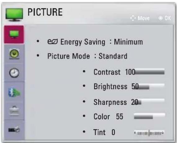LG CineBeam PH30JG - PICTURE Settings - 1