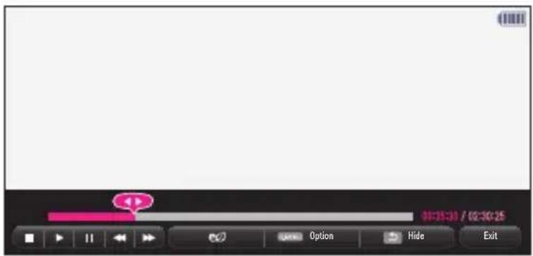 LG CineBeam PH30JG - Control playback by using the following buttons. - 1