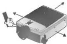 LG LP-XG22 - Provide proper ventilation for this projector. - 4