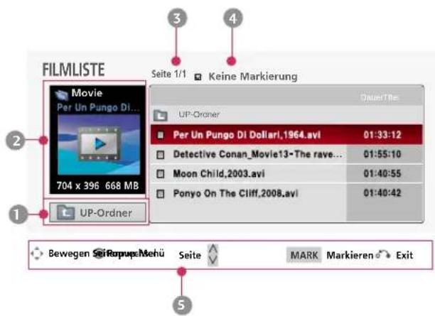 FILMLISTE Seite 1/1 □ Keine Markierung Movie Per Un Pungo Di... 704 x 396 668 MB UP-Ordner Per Un Pungo Di Dollari,1964.avi 01:33:12 Detective Conan_Movie13-The rave... 01:55:10 Moon Child,2003.avi 01:40:55 Ponyo On The Cliff,2008.avi 01:40:42 Bewegen Sei Rupupe Mehü Seite MARK Markieren Exit