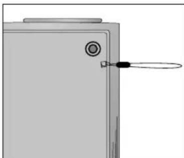 LG HS201 - Objektivdeckel befestigen - 3