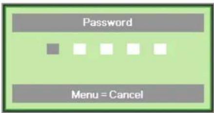 Password Menu = Cancel