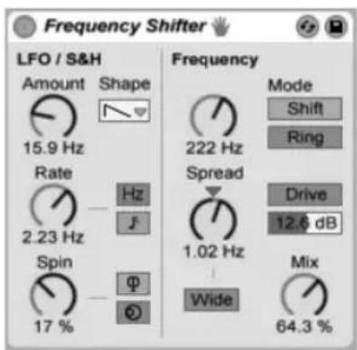 ABLETON Live 9 - Frequency Shifter - 1