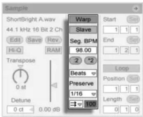 ABLETON Live 9 - Das Zeit-Warpen von Samples - 1