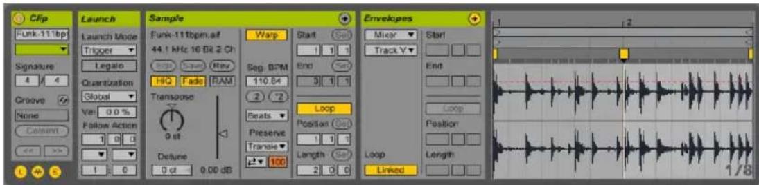 ABLETON Live 9 - Clip-Ansicht - 1