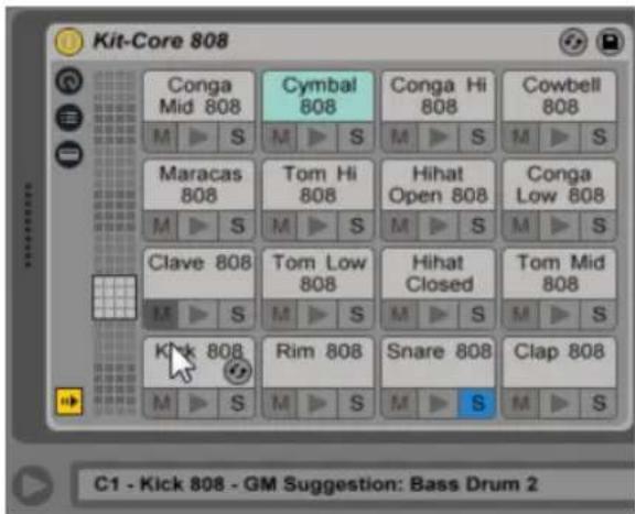 ABLETON Live 9 - Pad-Ansicht - 1