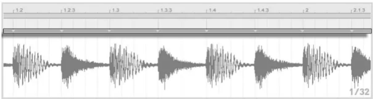 ABLETON Live 9 - Transienten und Pseudo-Warp-Marker - 1