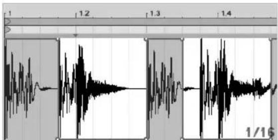 ABLETON Live 9 - Lautstärke von Noten in einem Sample ändern - 1