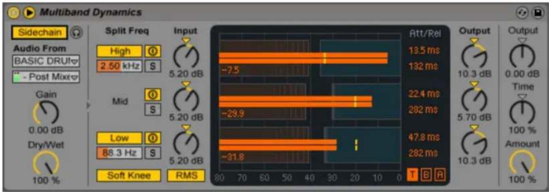 ABLETON Live 9 - Sidechain-Parameter - 1