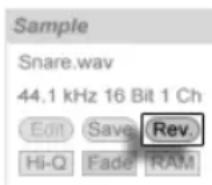 ABLETON Live 9 - Samples umkehren - 1