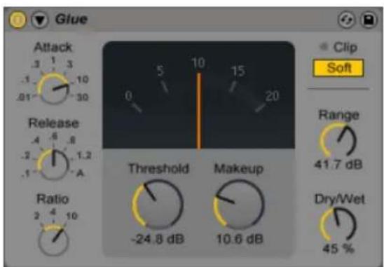 ABLETON Live 9 - Glue Compressor - 1