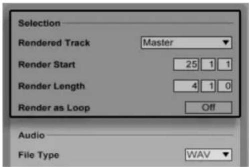 ABLETON Live 9 - Auswahl-Optionen - 1