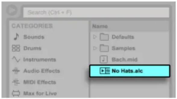 ABLETON Live 9 - Sichern und Exportieren - 1