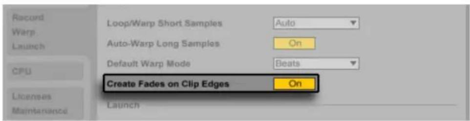 ABLETON Live 9 - Fades und Crossfades von Audio-Clips - 3