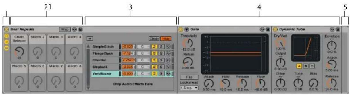 ABLETON Live 9 - Darstellungs-Optionen für Racks - 1