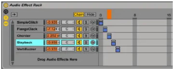 ABLETON Live 9 - Preset-Bänke mit Hilfe der Geräteketten-Wahl erzeugen - 1