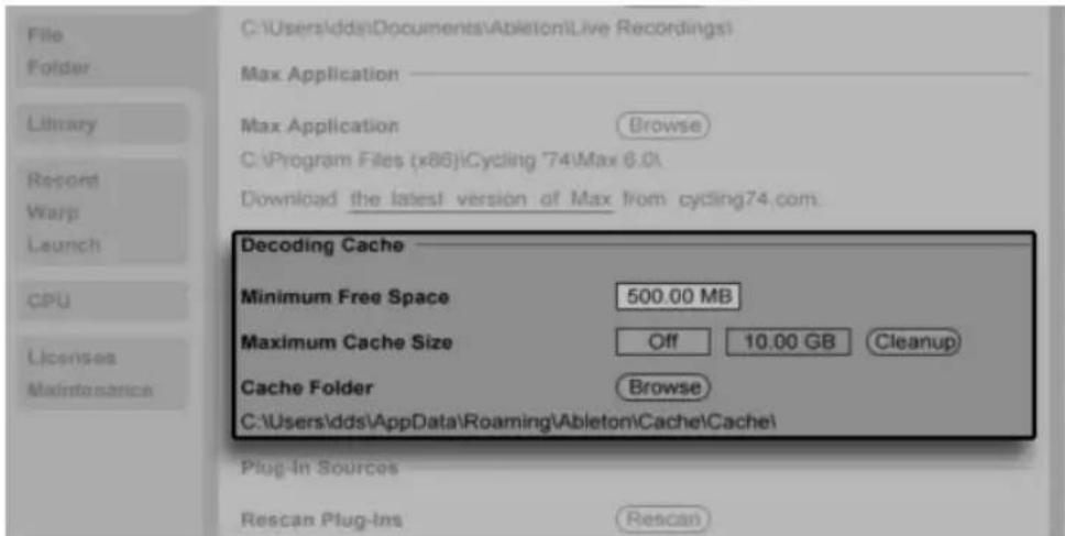 ABLETON Live 9 - Der Dekodier-Cache - 1