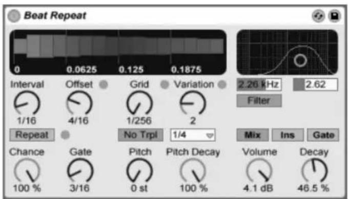 ABLETON Live 9 - Beat Repeat - 1
