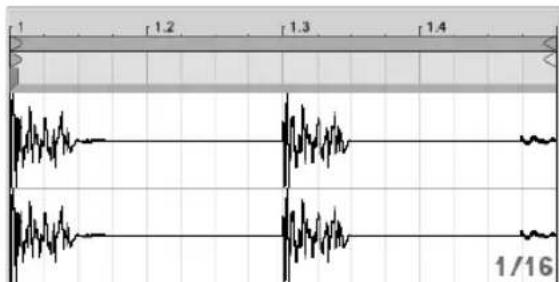 ABLETON Live 9 - Lautstärke von Noten in einem Sample ändern - 2
