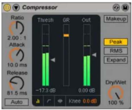 ABLETON Live 9 - Compressor - 2
