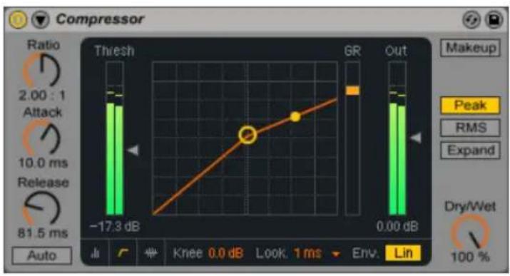 ABLETON Live 9 - Compressor - 3