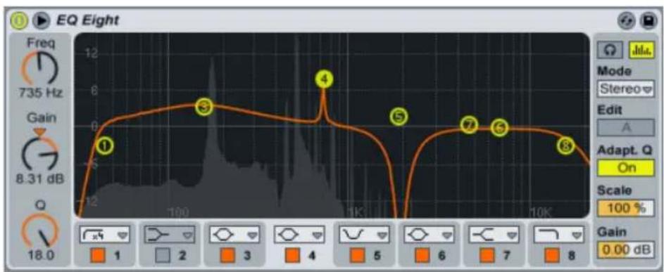 ABLETON Live 9 - EQ Eight - 1