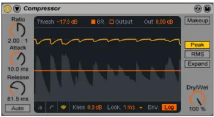 ABLETON Live 9 - Compressor - 1