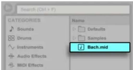 ABLETON Live 9 - MIDI-Clips und MIDI-Dateien - 1