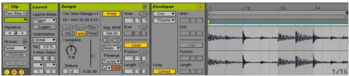 ABLETON Live 9 - Audio-Clips und Samples - 2