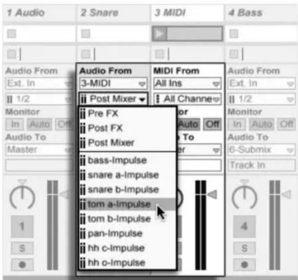 ABLETON Live 9 - Einzelausgänge von Instrumenten abgreifen - 1