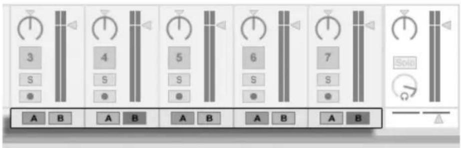 ABLETON Live 9 - A+B Power Level Crossfader Response - 2