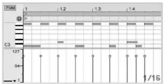 ABLETON Live 9 - Anschlagsgeschwindigkeiten bearbeiten - 2