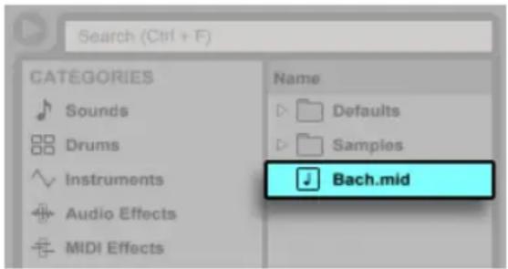 ABLETON Live 9 - MIDI-Dateien - 1