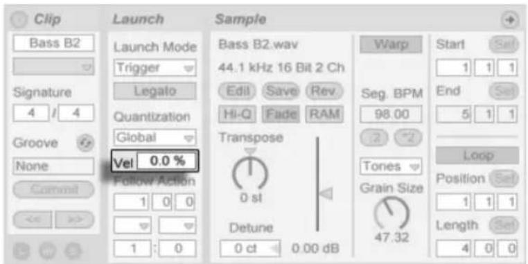 ABLETON Live 9 - Velocity - 1