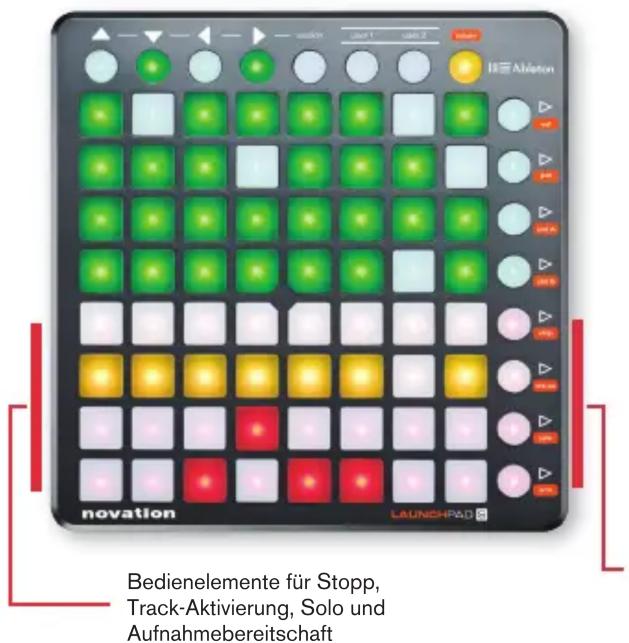 ABLETON Launchpad S - MIXER-MODI MIXER-ÜBERBLICK - 1