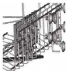 WHIRLPOOL ADPF 941 WH - Umklappen der Tassenablagen - 2