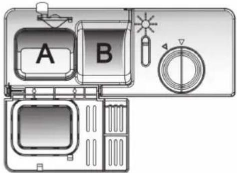 WHIRLPOOL ADPF 941 WH - Füllen Sie Reiniger ein - 1