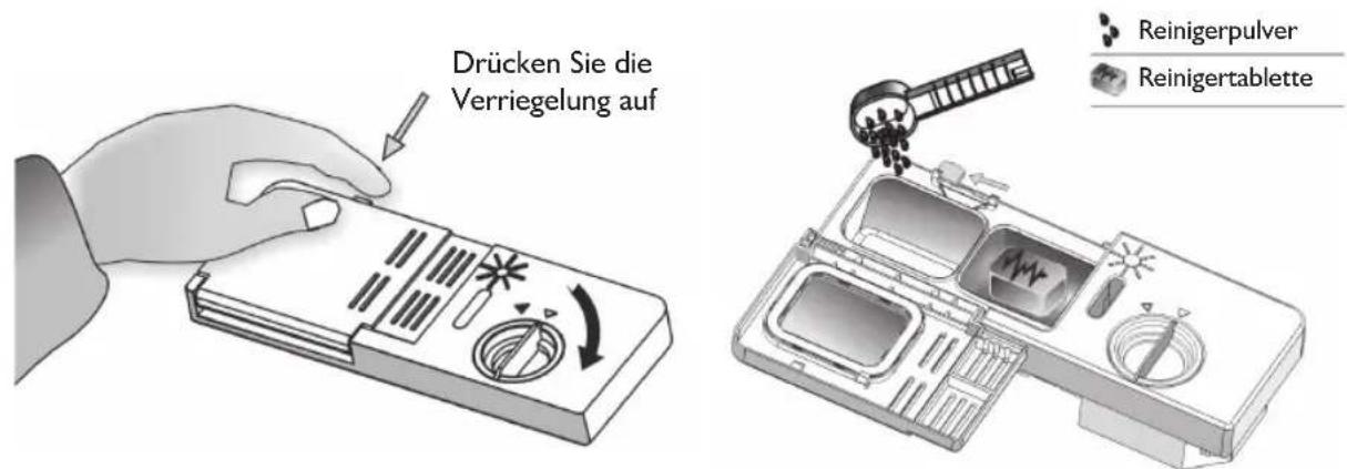 WHIRLPOOL ADPF 941 WH - Zu verwendende Reinigermenge - 1